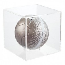 Cutie display pentru mingi de fotbal, cu suport central